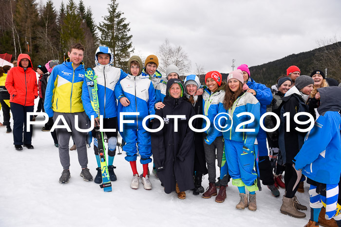 Dt. Schülercup U16 Finale, Parallelslalom, 10.03.2019, Siegerehrungen DSC Gesamt