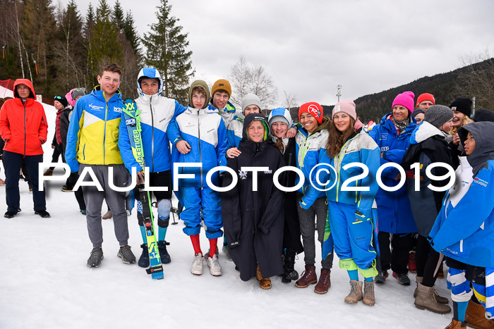 Dt. Schülercup U16 Finale, Parallelslalom, 10.03.2019, Siegerehrungen DSC Gesamt