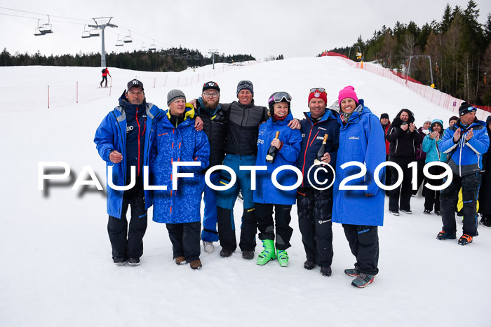 Dt. Schülercup U16 Finale, Parallelslalom, 10.03.2019, Siegerehrungen DSC Gesamt