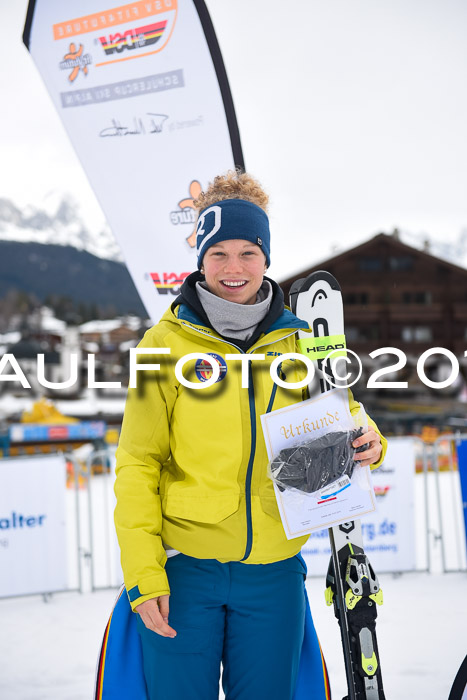 Dt. Schülercup U16 Finale, Parallelslalom, 10.03.2019, Siegerehrungen DSC Gesamt