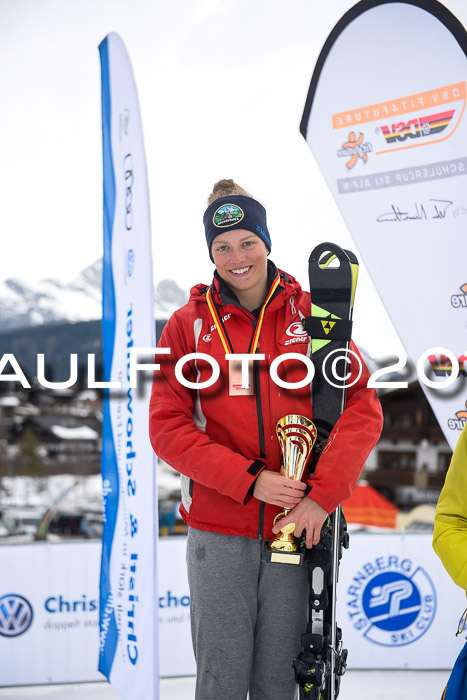 Dt. Schülercup U16 Finale, Parallelslalom, 10.03.2019, Siegerehrungen DSC Gesamt