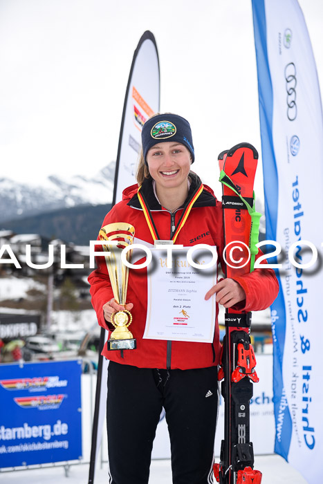 Dt. Schülercup U16 Finale, Parallelslalom, 10.03.2019, Siegerehrungen DSC Gesamt