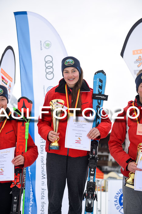 Dt. Schülercup U16 Finale, Parallelslalom, 10.03.2019, Siegerehrungen DSC Gesamt