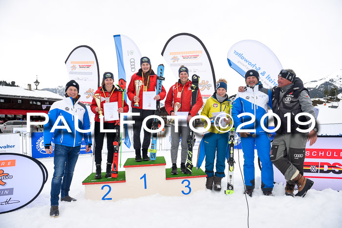 Dt. Schülercup U16 Finale, Parallelslalom, 10.03.2019, Siegerehrungen DSC Gesamt