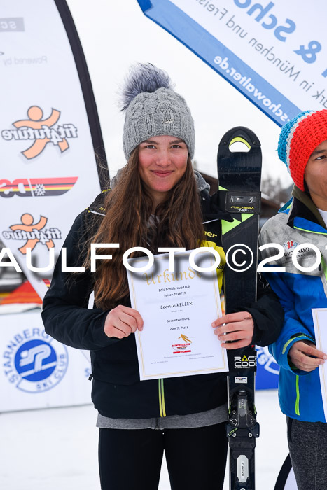 Dt. Schülercup U16 Finale, Parallelslalom, 10.03.2019, Siegerehrungen DSC Gesamt