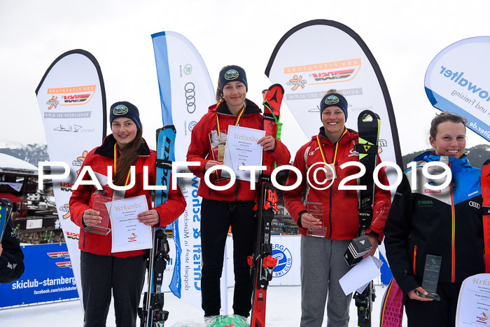 Dt. Schülercup U16 Finale, Parallelslalom, 10.03.2019, Siegerehrungen DSC Gesamt