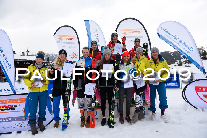 Dt. Schülercup U16 Finale, Parallelslalom, 10.03.2019, Siegerehrungen DSC Gesamt