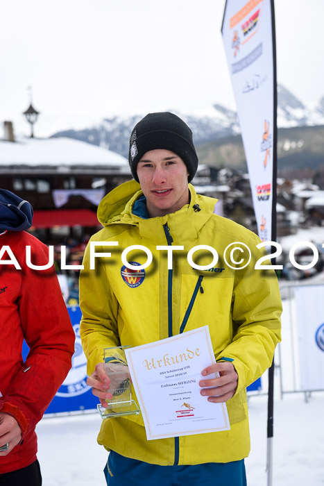 Dt. Schülercup U16 Finale, Parallelslalom, 10.03.2019, Siegerehrungen DSC Gesamt