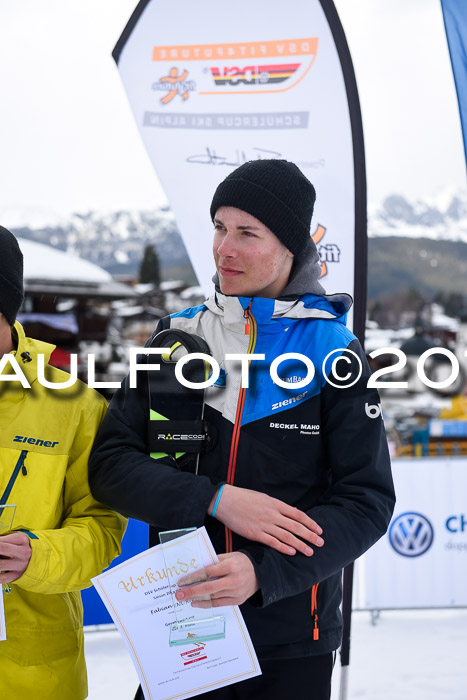 Dt. Schülercup U16 Finale, Parallelslalom, 10.03.2019, Siegerehrungen DSC Gesamt