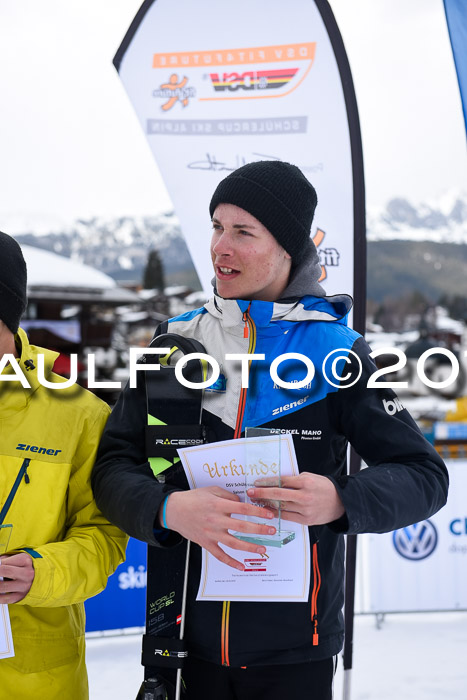 Dt. Schülercup U16 Finale, Parallelslalom, 10.03.2019, Siegerehrungen DSC Gesamt