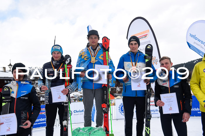 Dt. Schülercup U16 Finale, Parallelslalom, 10.03.2019, Siegerehrungen DSC Gesamt