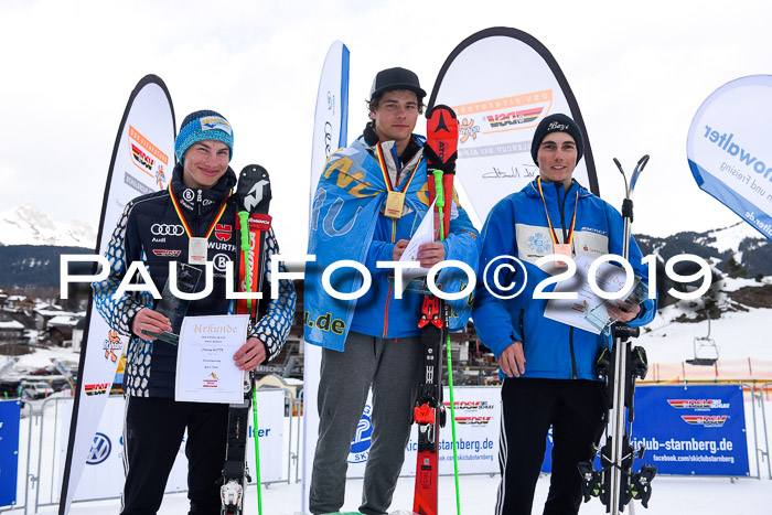 Dt. Schülercup U16 Finale, Parallelslalom, 10.03.2019, Siegerehrungen DSC Gesamt