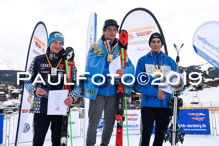 Dt. Schülercup U16 Finale, Parallelslalom, 10.03.2019, Siegerehrungen DSC Gesamt