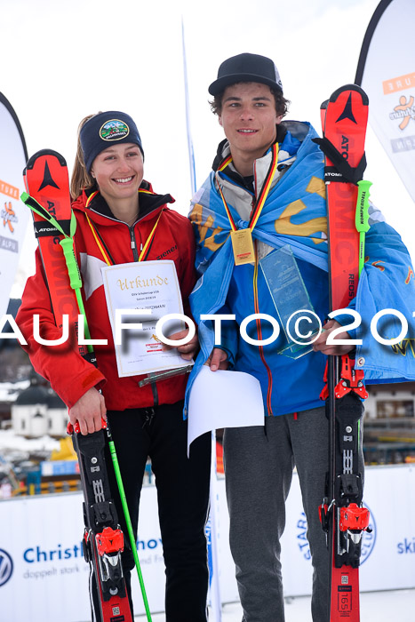 Dt. Schülercup U16 Finale, Parallelslalom, 10.03.2019, Siegerehrungen DSC Gesamt