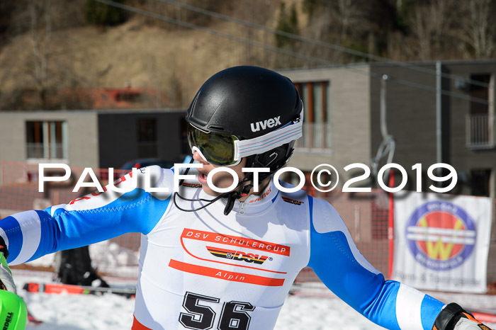 Dt. Schülermeisterschaft Slalom 16.03.2019