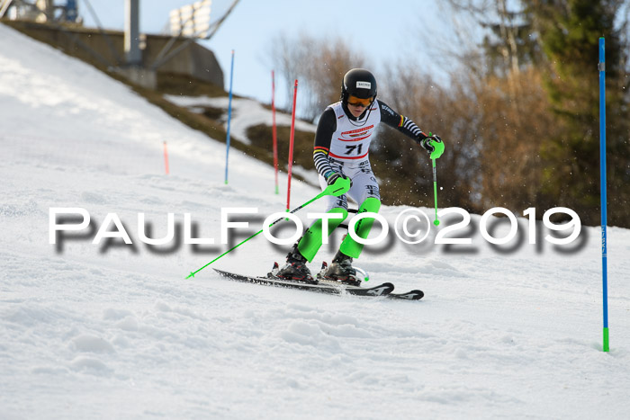 Dt. Schülermeisterschaft Slalom 16.03.2019