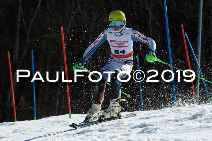 Dt. Schülermeisterschaft Slalom 16.03.2019