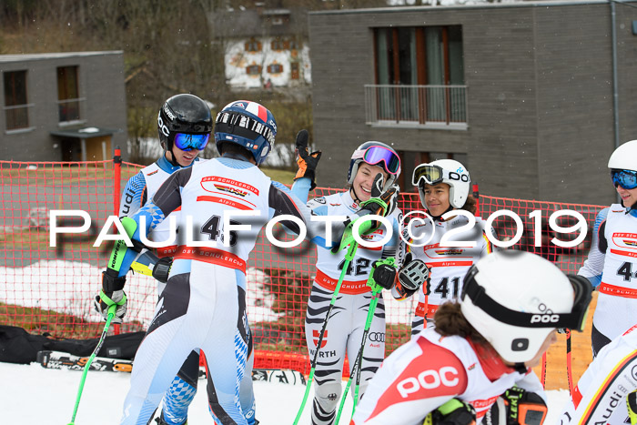 Dt. Schülermeisterschaft Team PSL + Siegehrehrungen SL, SG, Team, 18.03.2019