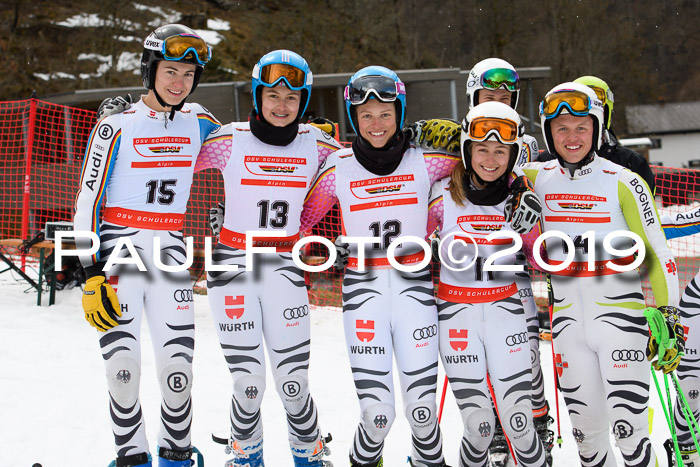 Dt. Schülermeisterschaft Team PSL + Siegehrehrungen SL, SG, Team, 18.03.2019