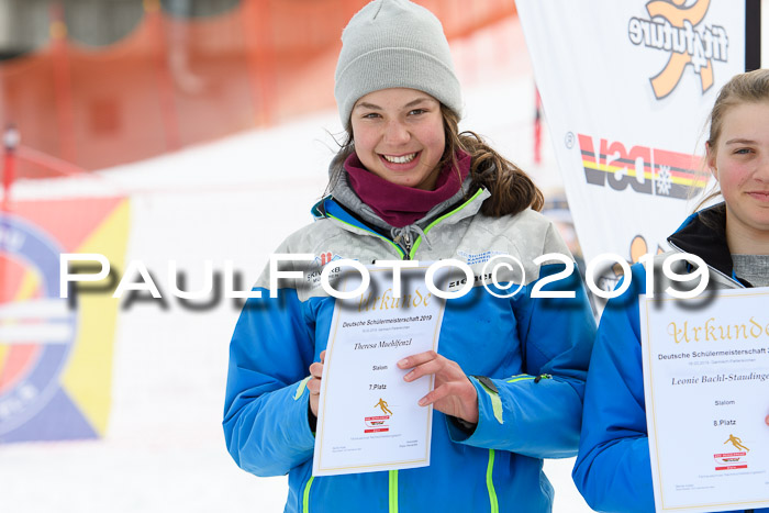 Dt. Schülermeisterschaft Team PSL + Siegehrehrungen SL, SG, Team, 18.03.2019