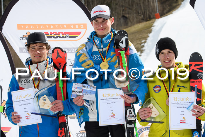 Dt. Schülermeisterschaft Team PSL + Siegehrehrungen SL, SG, Team, 18.03.2019