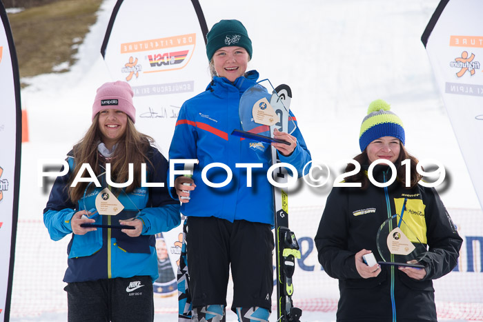 Dt. Schülermeisterschaft Team PSL + Siegehrehrungen SL, SG, Team, 18.03.2019