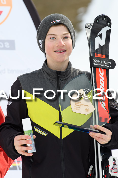 Dt. Schülermeisterschaft Team PSL + Siegehrehrungen SL, SG, Team, 18.03.2019