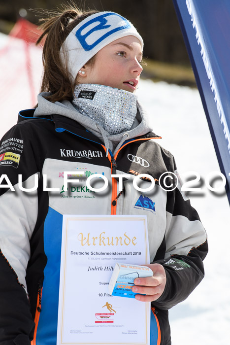 Dt. Schülermeisterschaft Team PSL + Siegehrehrungen SL, SG, Team, 18.03.2019