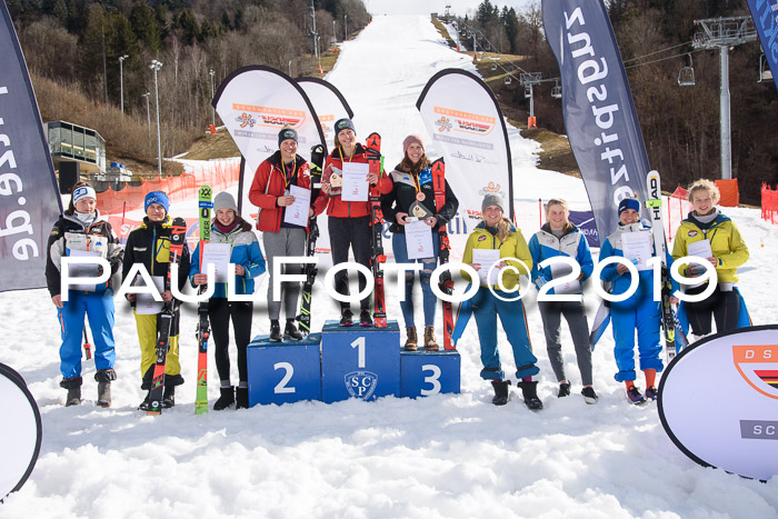 Dt. Schülermeisterschaft Team PSL + Siegehrehrungen SL, SG, Team, 18.03.2019