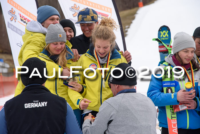 Dt. Schülermeisterschaft Team PSL + Siegehrehrungen SL, SG, Team, 18.03.2019