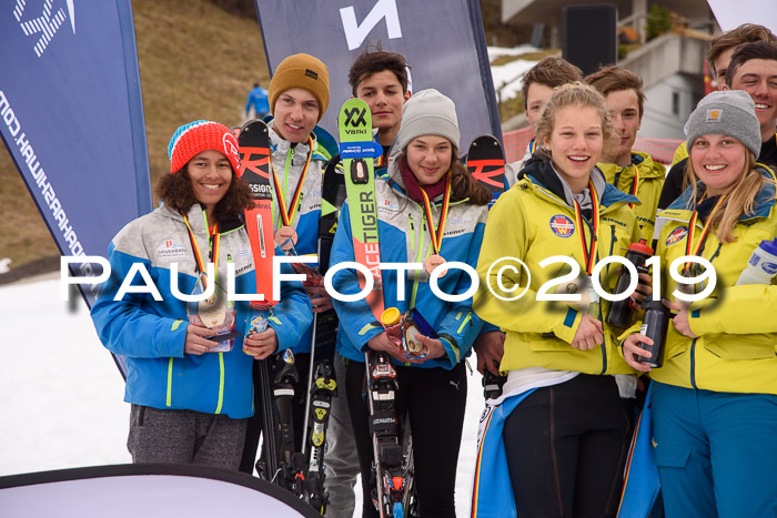 Dt. Schülermeisterschaft Team PSL + Siegehrehrungen SL, SG, Team, 18.03.2019