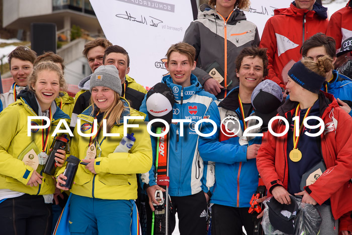 Dt. Schülermeisterschaft Team PSL + Siegehrehrungen SL, SG, Team, 18.03.2019