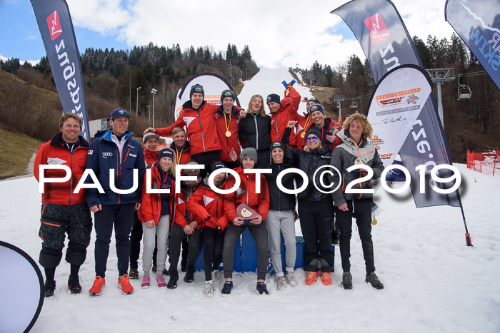 Dt. Schülermeisterschaft Team PSL + Siegehrehrungen SL, SG, Team, 18.03.2019