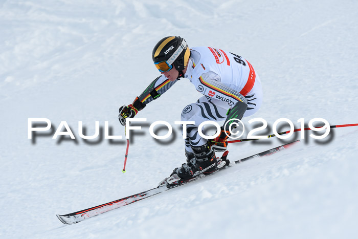 Dt. Schülercup U16 Riesenslalom, 15.12.2019