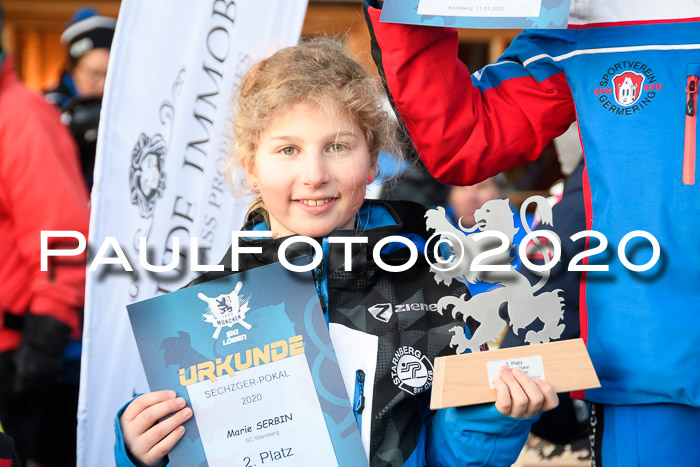 Sechzger Pokal der Skilöwen; U8/U10 Rennserie VRS 11.01.2020