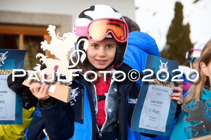 Sechzger Pokal der Skilöwen; U8/U10 Rennserie VRS 11.01.2020