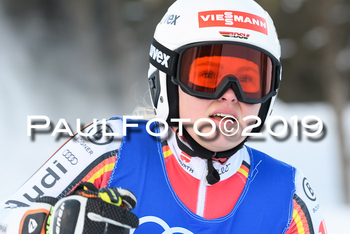 FIS Riesenslalom, ATA; Bay. Meisterschaft, Damen + Herren, 24.01.2020