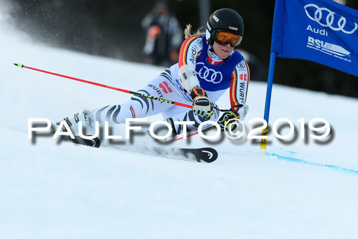 FIS Riesenslalom, ATA; Bay. Meisterschaft, Damen + Herren, 24.01.2020