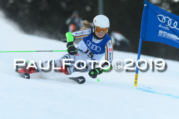 FIS Riesenslalom, ATA; Bay. Meisterschaft, Damen + Herren, 24.01.2020