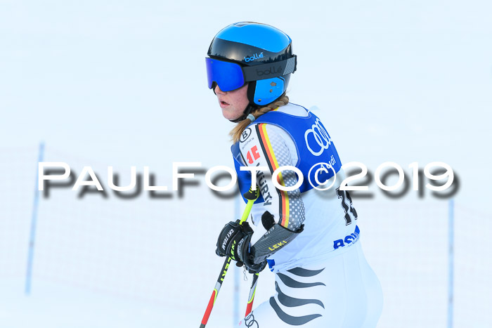 FIS Riesenslalom, ATA; Bay. Meisterschaft, Damen + Herren, 24.01.2020