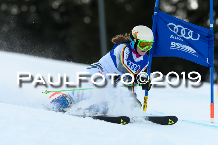 FIS Riesenslalom, ATA; Bay. Meisterschaft, Damen + Herren, 24.01.2020