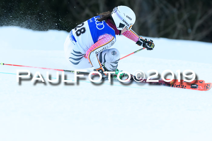 FIS Riesenslalom, ATA; Bay. Meisterschaft, Damen + Herren, 24.01.2020