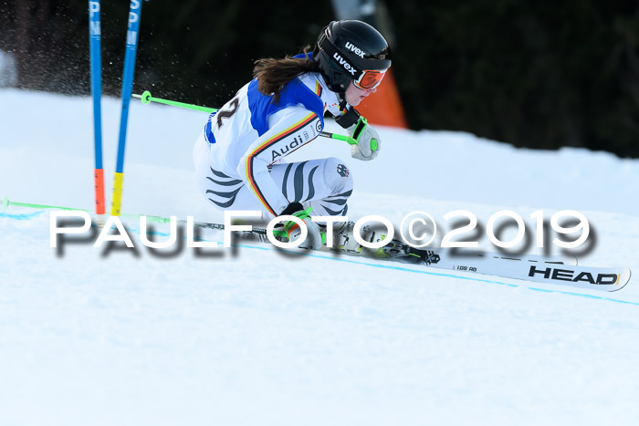 FIS Riesenslalom, ATA; Bay. Meisterschaft, Damen + Herren, 24.01.2020