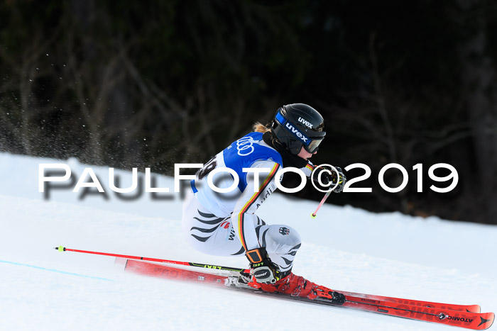 FIS Riesenslalom, ATA; Bay. Meisterschaft, Damen + Herren, 24.01.2020