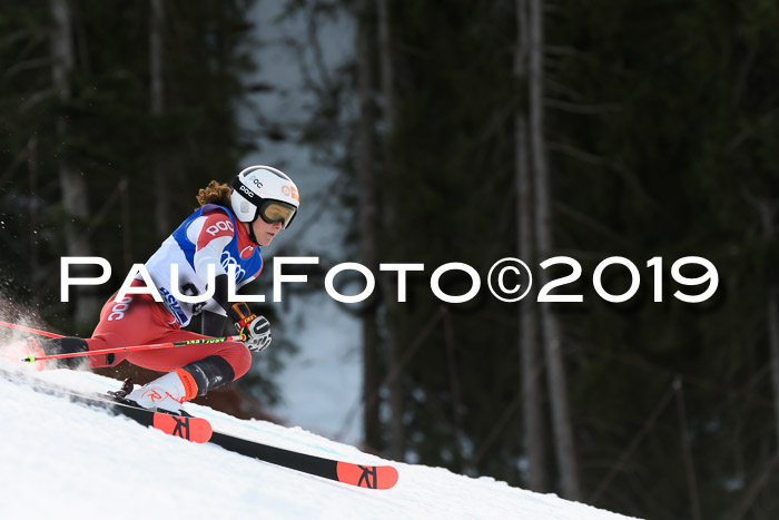 FIS Riesenslalom, ATA; Bay. Meisterschaft, Damen + Herren, 24.01.2020