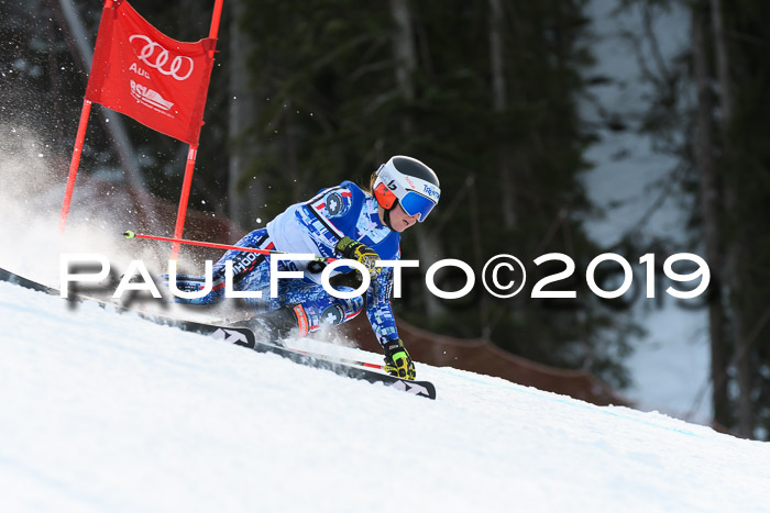 FIS Riesenslalom, ATA; Bay. Meisterschaft, Damen + Herren, 24.01.2020