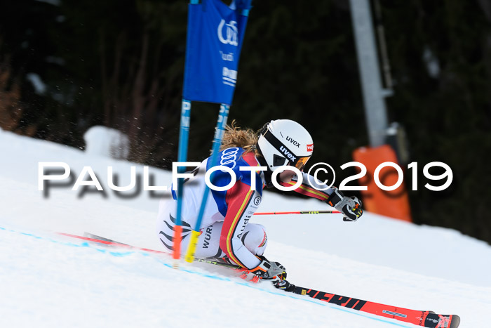 FIS Riesenslalom, ATA; Bay. Meisterschaft, Damen + Herren, 24.01.2020