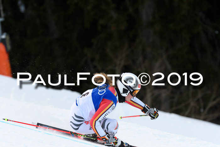 FIS Riesenslalom, ATA; Bay. Meisterschaft, Damen + Herren, 24.01.2020