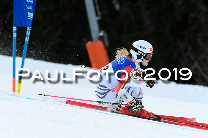 FIS Riesenslalom, ATA; Bay. Meisterschaft, Damen + Herren, 24.01.2020