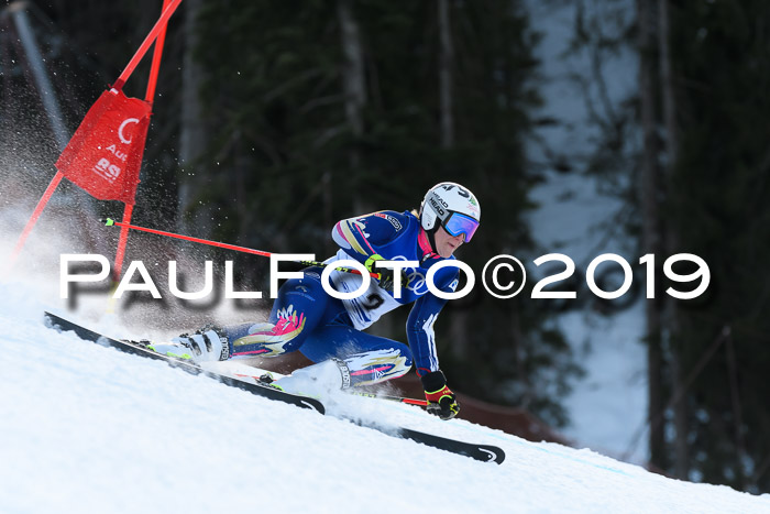 FIS Riesenslalom, ATA; Bay. Meisterschaft, Damen + Herren, 24.01.2020